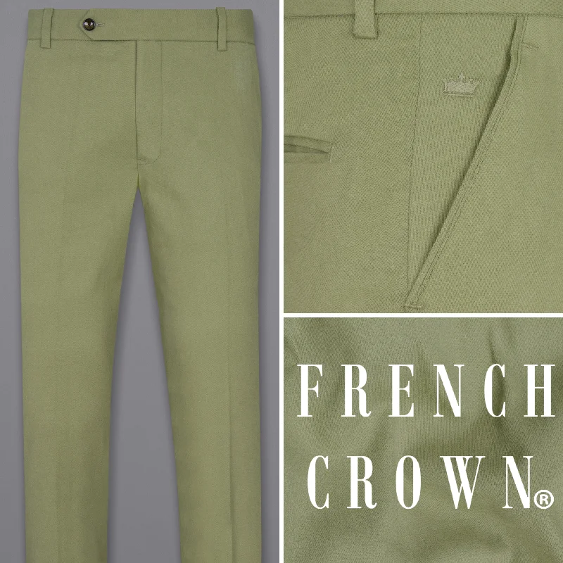 Deal Explosion Kelp Green Heavyweight Premium Cotton Pant