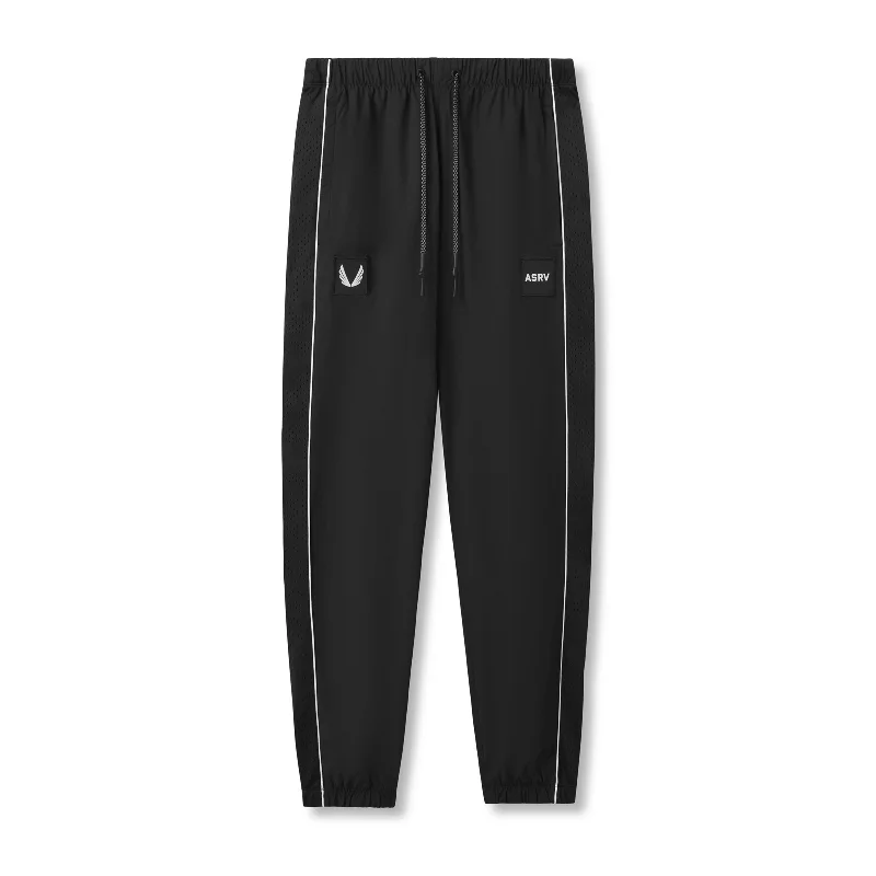 Final Offer 0796. Ripstop Oversized Track Pant - Black "Patch"