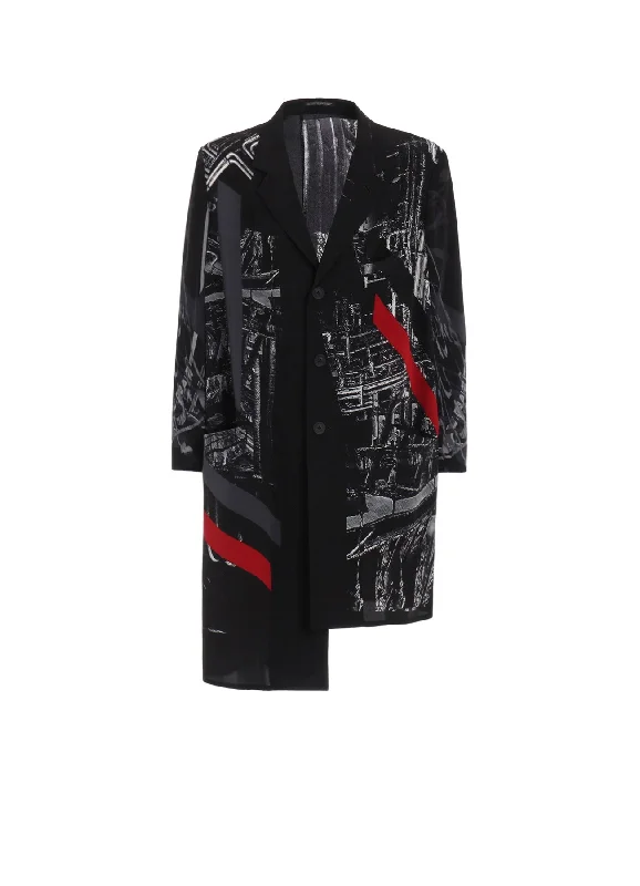 Today's Special UNIVERSE MESSAGE PRINT JACKET