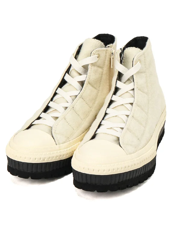 Act Fast WOOL MOSSER BEAVER HIGH TOP SNEAKER