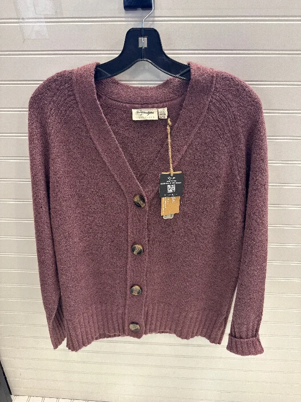 Weekend Offers That Excite Sweater Cardigan By Rd Style In Mauve, Size: Xs
