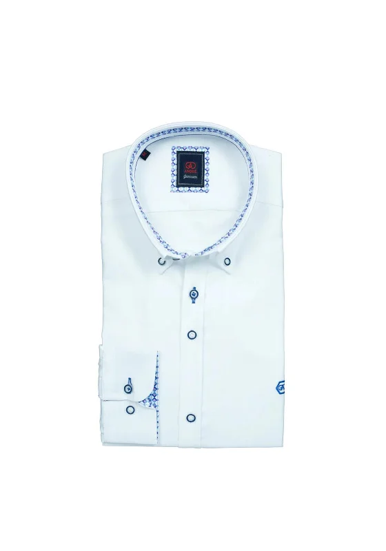 Huge Savings Andre Liffey Long Sleeve Shirt, White