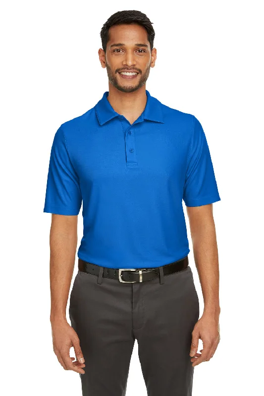 Sale Event Core 365 Mens Fusion ChromaSoft Performance Moisture Wicking Short Sleeve Polo Shirt - True Royal Blue Sale Event Core 365 Mens Fusion ChromaSoft Performance Moisture Wicking Short Sleeve Polo Shirt - True Royal Blue