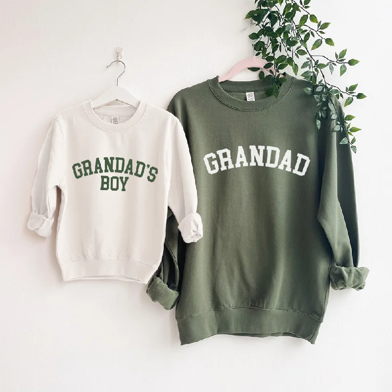 Quick Sale Grandad & Grandad's Boy College Matching Sweatshirts
