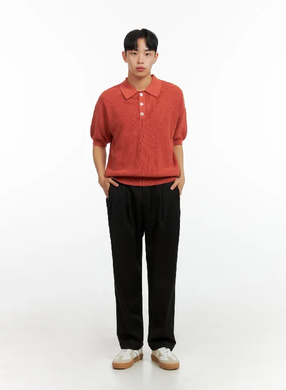 Super Bargain Men's Solid Trousers IU414