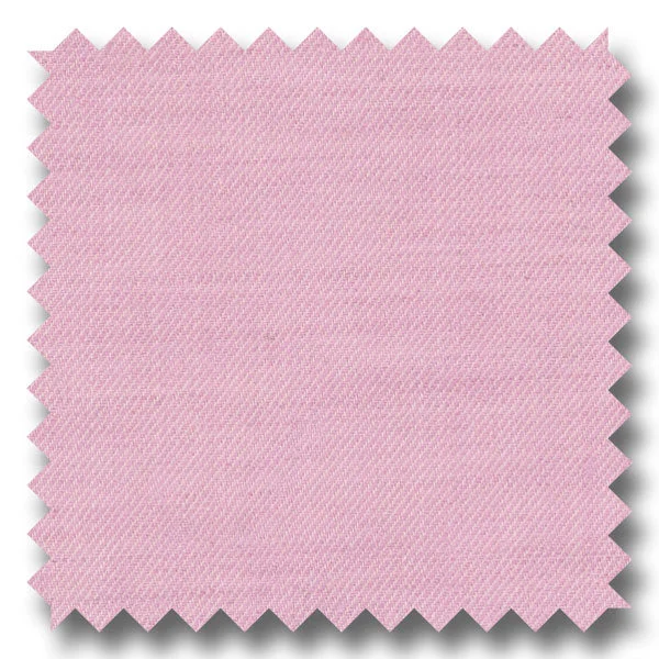 Weekend Specials to Delight Pink Solid Twill - Custom Dress Shirt