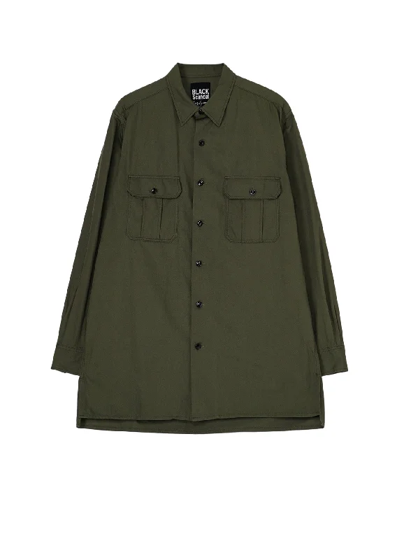 Weekend Offers That Amaze BS・ARMY POPLIN BIG FLAP SHIRT