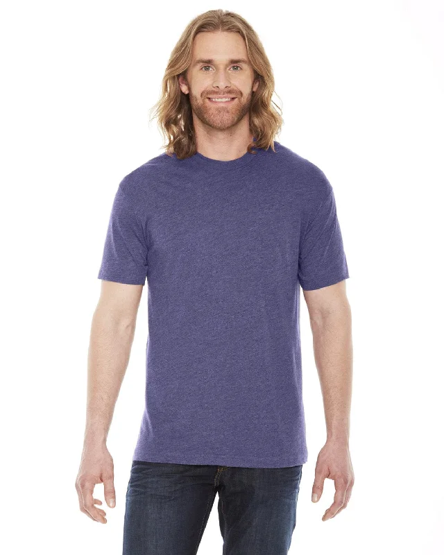 The Best Deal American Apparel Unisex Poly-Cotton Short Sleeve Crewneck | Hthr Imp Purple The Best Deal American Apparel Unisex Poly-Cotton Short Sleeve Crewneck | Hthr Imp Purple