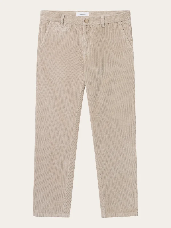 Weekend Savings Sensation CHUCK regular 8-wales corduroy chino pants - Light feather gray