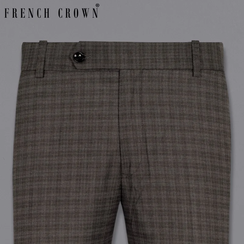 The Best Deal Birch Brown Wool Rich Pant