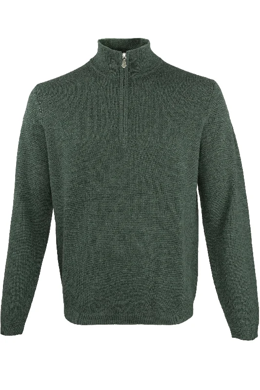 Super Deal Raffi "The Ian" Waffle Sweater Forest