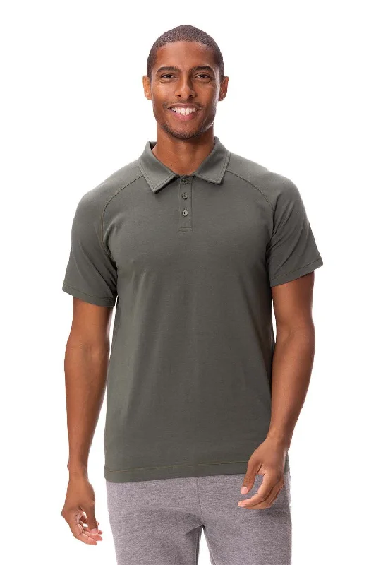 Weekend Deals You Can't Resist Threadfast Apparel Mens Impact Short Sleeve Polo Shirt - Army Green Weekend Deals You Can't Resist Threadfast Apparel Mens Impact Short Sleeve Polo Shirt - Army Green
