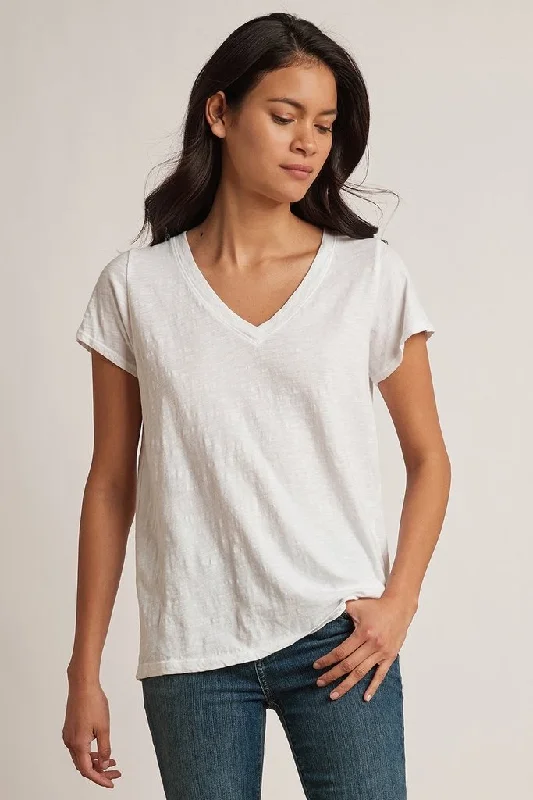 Weekend Deal JILL CITY SLUB V-NECK TEE