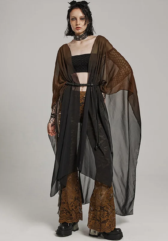 Weekend Bargains Just for You Stevie Sheer [Black/Brown] | SHAWL*