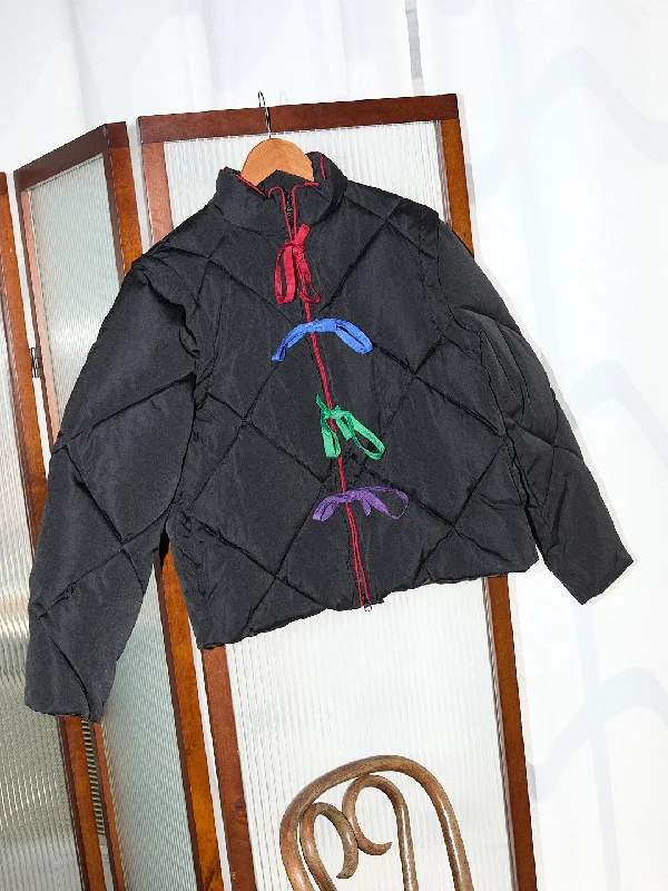Weekend Deals That Dazzle Lady Puffer Jacket - Black