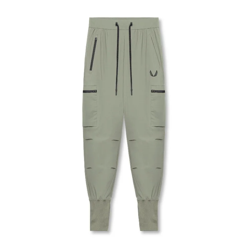 Weekend Bargains Await You 0827. Tetra-Lite® Inlay Pocket High Rib Jogger - Sage