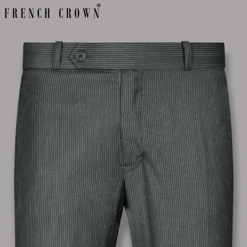Price Blitz Gordons Gray Pinstriped Pant