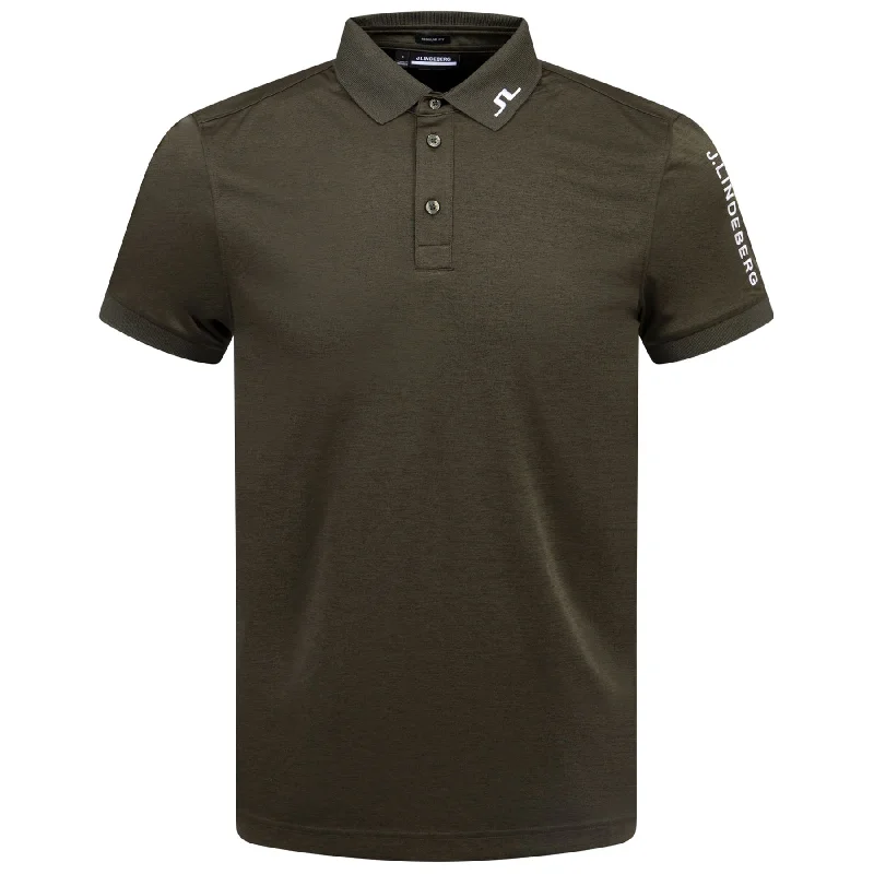 Weekend Deals That Thrill Tour Tech Regular Fit Polo Forest Green Melange - AW24