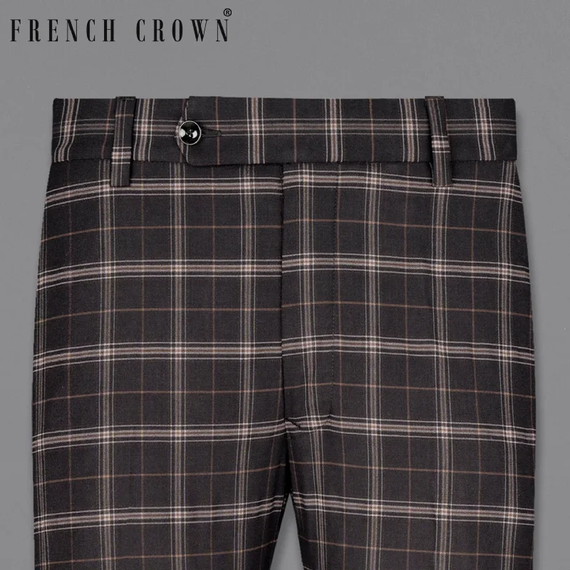 Hurry Up Mind Shaft Black Plaid Woolrich Pant
