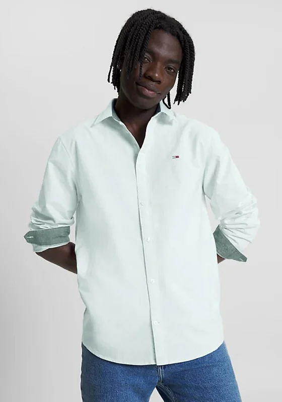 Epic Deals Tommy Jeans Classic Oxford Shirt, Shimmering Blue