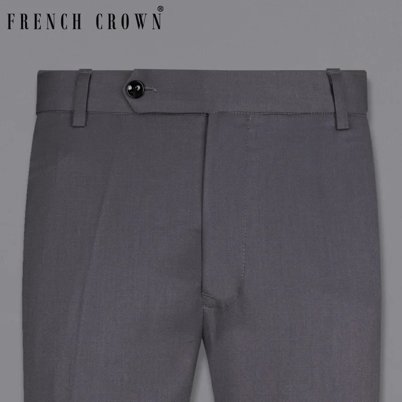 Limited Time Offer Dolphin Grey Wool Rich Pant