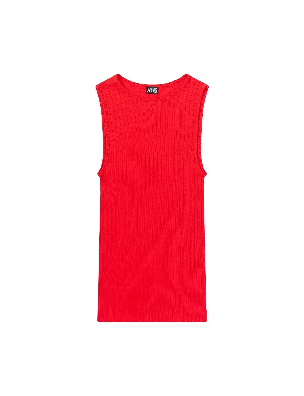 Special Price NPS Tank Top Solid Color, Red
