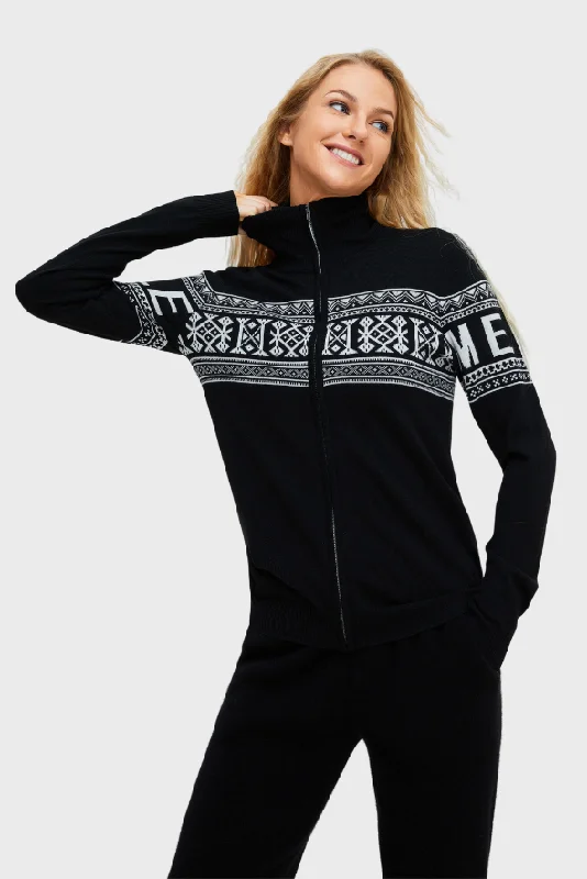 Overstock Sale Unisex Vintage Sweden Design Full Zipped Cardigan