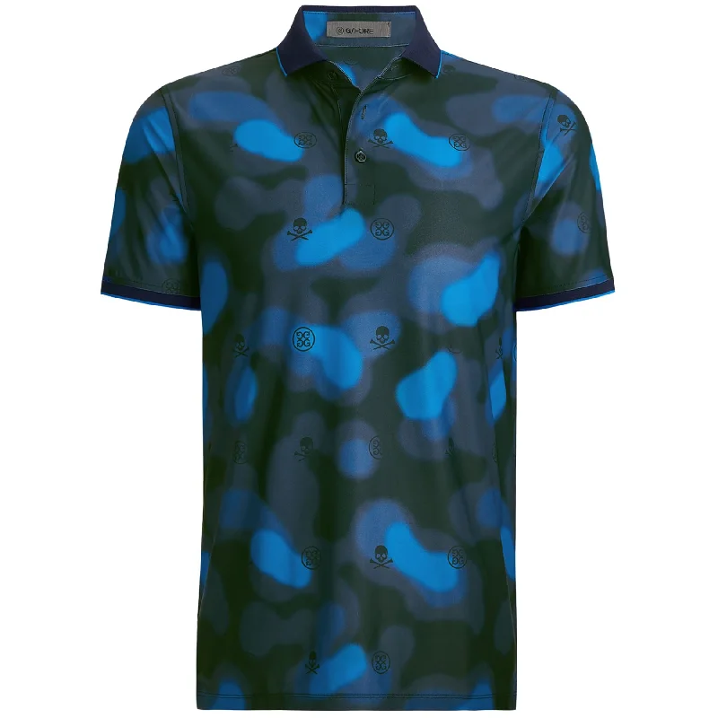 Daily Deals Blur Icon Camo Tech Pique Polo Twilight - AW24