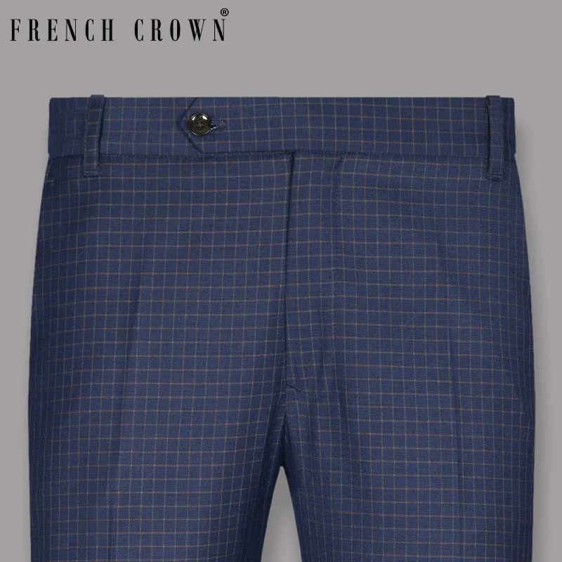 Weekend Discounts to Enjoy Pickle Bluewood Micro Windowpane Pant