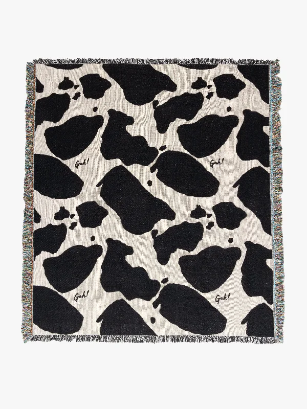 Make Your Weekend Count with Savings Archie Throw Blanket - Cow