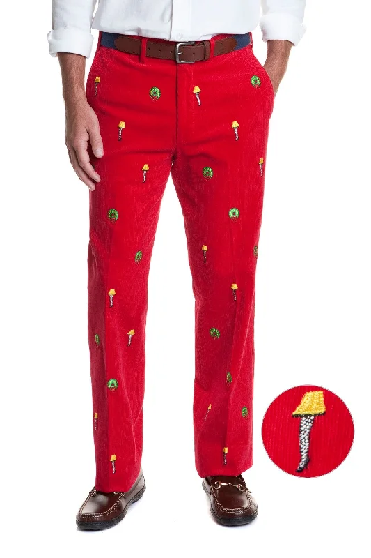Price Rollback Beachcomber Corduroy Pant Crimson with Leg Lamp