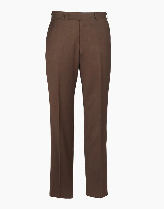 Don’t Miss Out Lotus brown flannel trouser