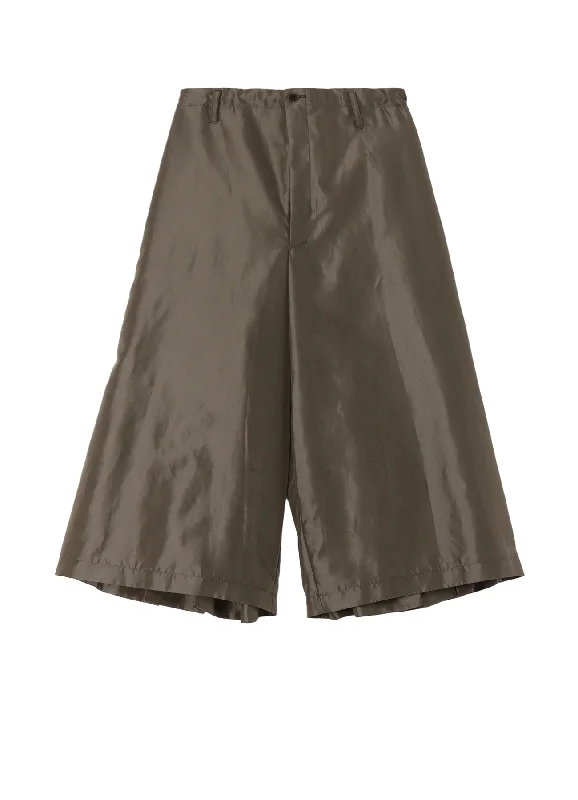Weekend Deals That Dazzle 【PIECE UNIQUE/AOYAMA】Ny TWILL KHAKI PLEATS HALF PANTS