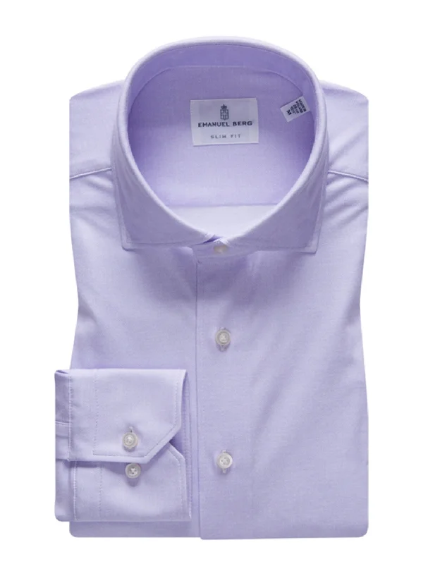 Price Meltdown Modern 4Flex Stretch Knit Shirt SF17641 Light Purple