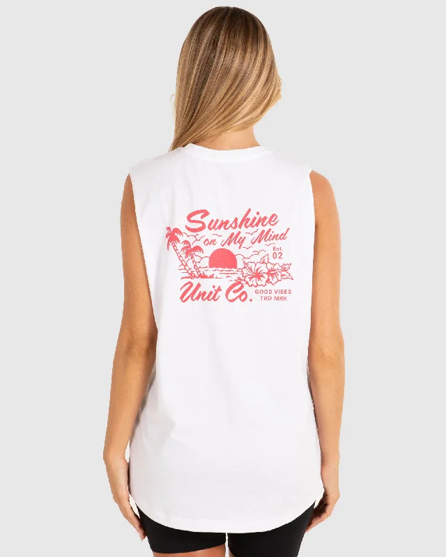 Instant Deal UNIT Sunshine Ladies Muscle Tee