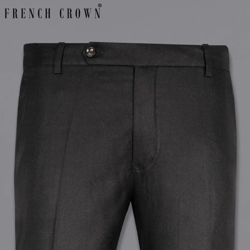 Weekend Specials to Love Shark Black Wool Rich Pant