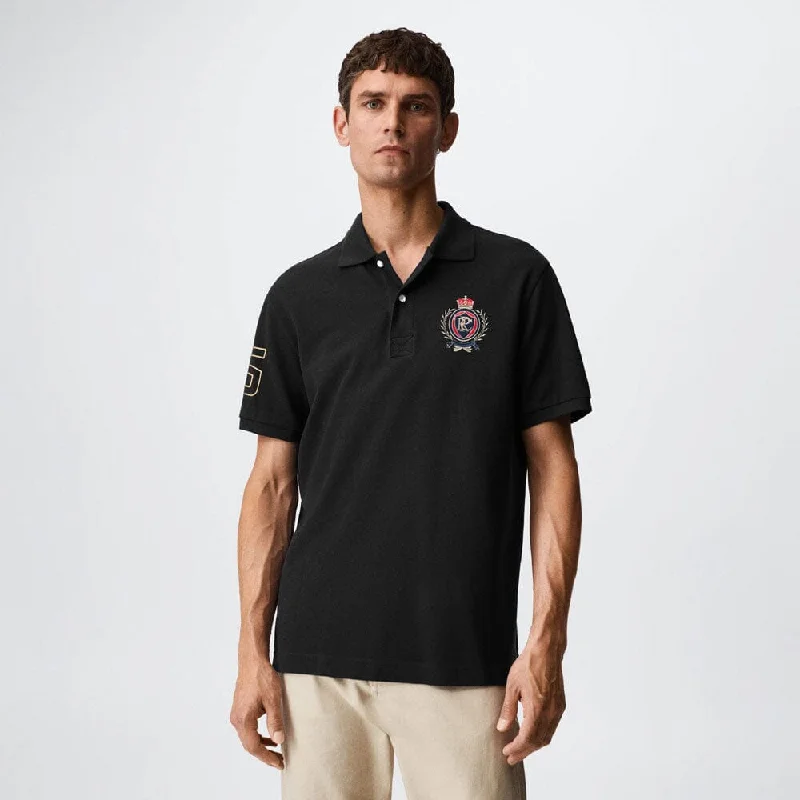 Value Deals Polo Republica Men's PRC Crest & 5 Embroidered Short Sleeve Polo Shirt