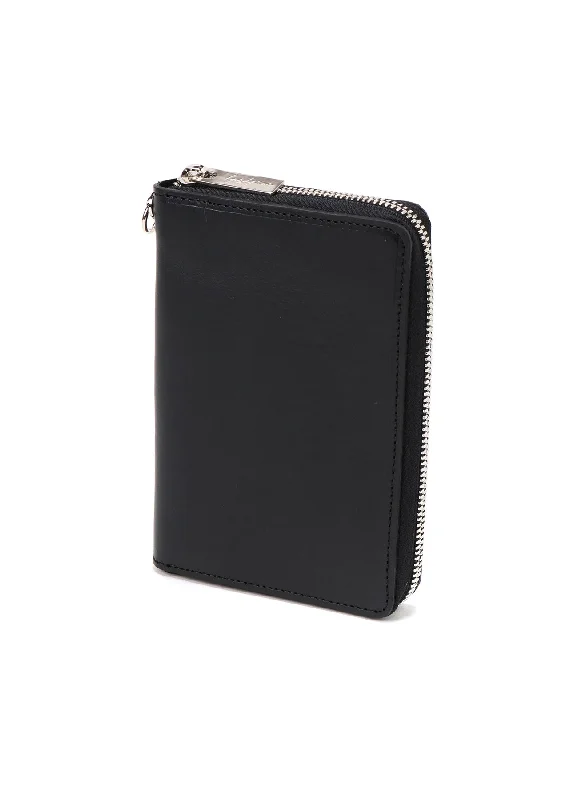 Flash Deals OIL COW LEATHER ZIPPER CARD CASE