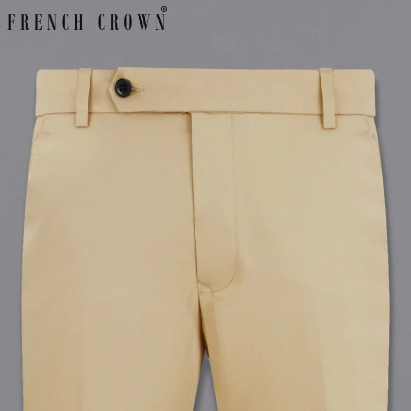Midnight Madness Fawn Beige Premium Cotton Pant