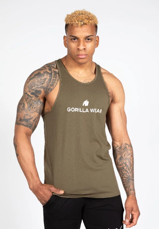 Limited Time Offer Carter Stretch Tank Top - Army Green