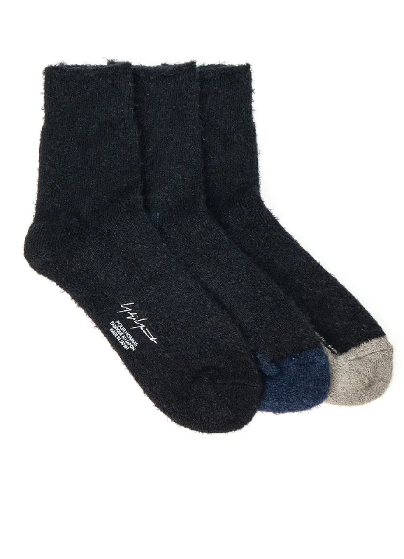Weekend Price Cuts Galore NYLON PLAIN STITCH ANKLE SOCKS