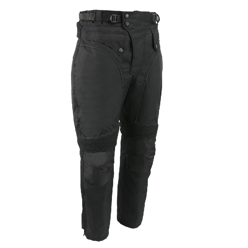Steals and Deals Men's XS2821 Black Water-Resistant Nylon Racing Over Pants with Armor Steals and Deals Men's XS2821 Black Water-Resistant Nylon Racing Over Pants with Armor