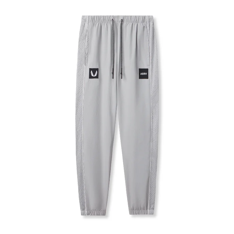Great Bargain 0796. Ripstop Oversized Track Pant - Slate Grey "Patch"