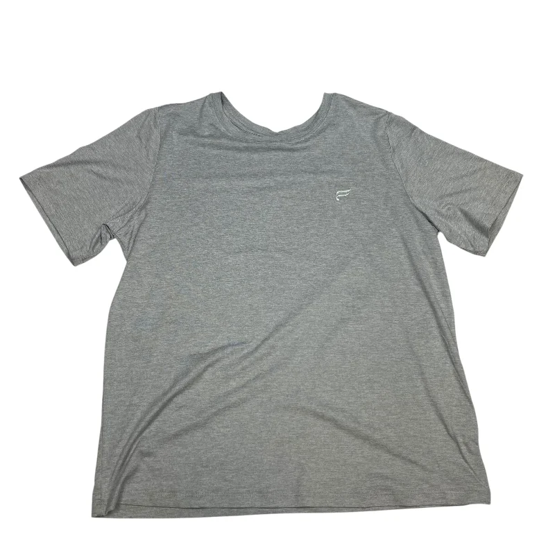 Early Access Athletic Top Short Sleeve By Fabletics In Grey, Size: L