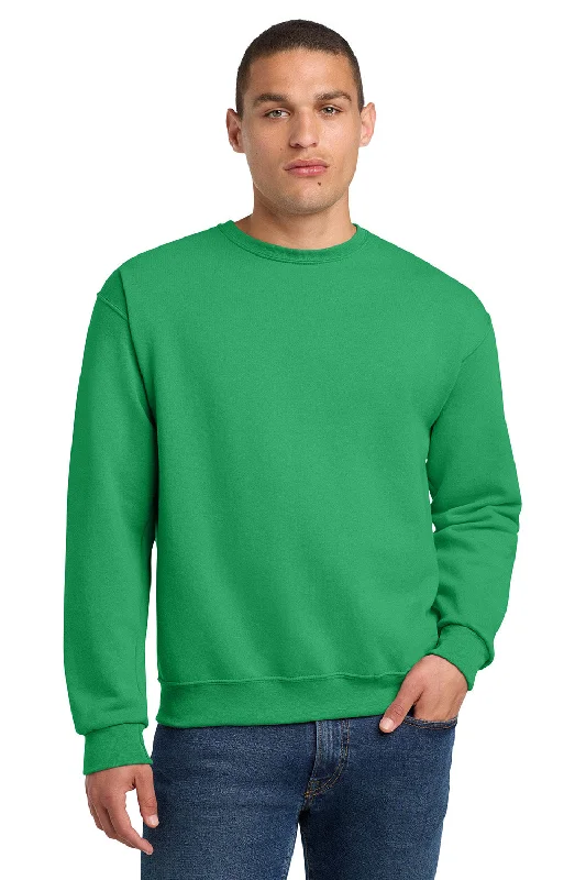 Clearance Items Jerzees Mens NuBlend Fleece Crewneck Sweatshirt - Kelly Green