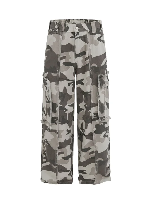 Amazing Deals Camouflage Multi-pocket Camo Cargo Pants