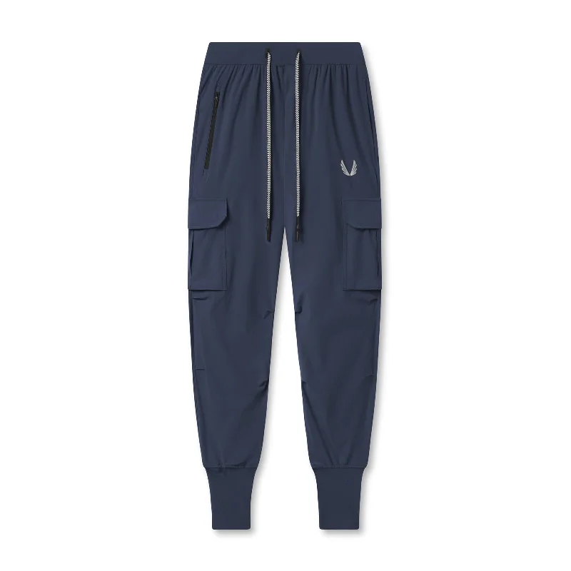 Massive Savings 0825. Tetra-Lite® Cargo High Rib Jogger - Navy "Reflective"