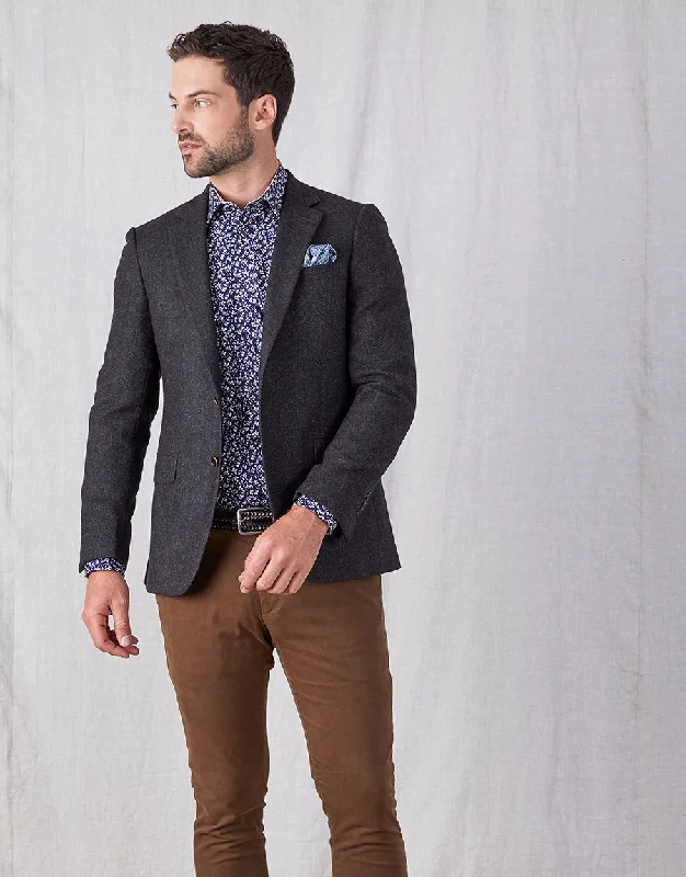 Grand Opening Sale Hawker Chocolate Twill Blazer