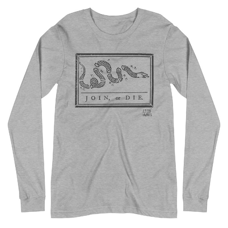 Unwind with Weekend Discounts Join or Die Long Sleeve Tee