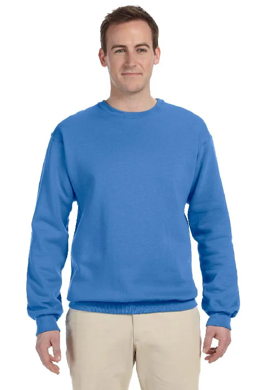 Incredible Offers Jerzees Mens NuBlend Fleece Crewneck Sweatshirt - Columbia Blue